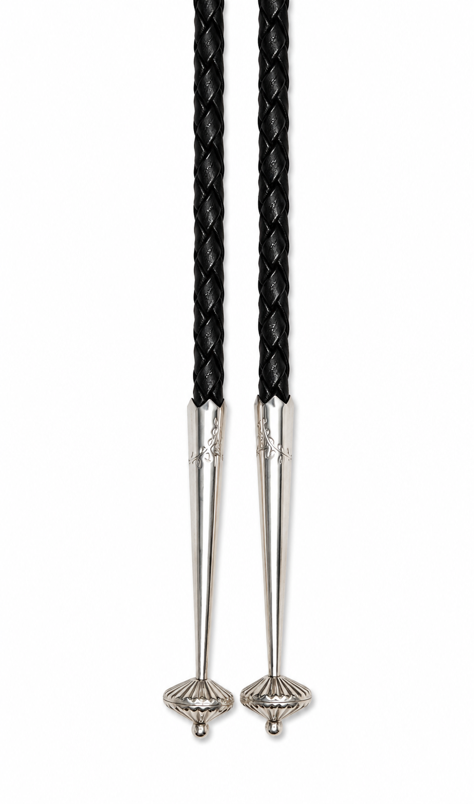 XL 3.6” Multi-Color Megalodon Tooth, Sterling Silver Tips, Black Braided Leather