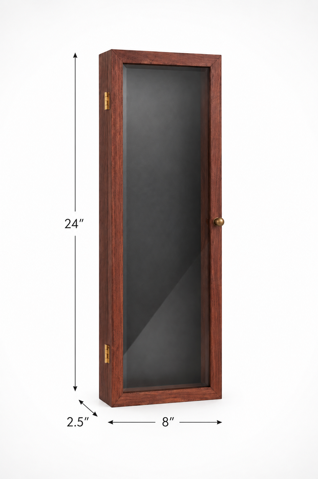 Closed Face Shadow Box - Walnut